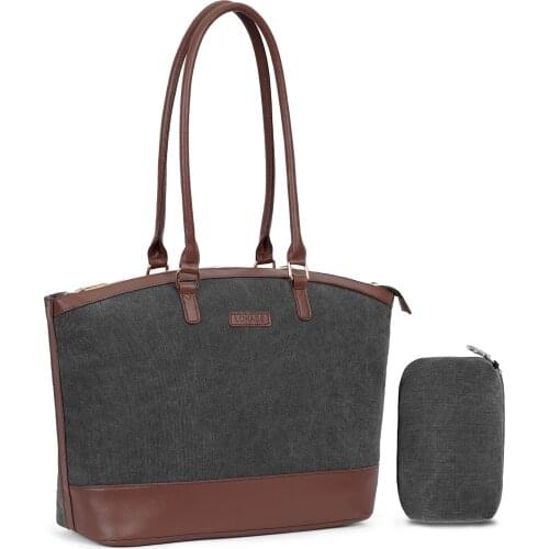 15.6-inch Ladies Laptop Handbag Laptop Shoulder Bag Lightweight Casual Nylon Briefcase