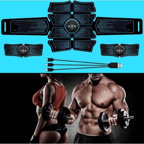 Training Muscle Trainer Exercise Bodybuilding Smart Massage Machine Wireless Workout Sport Press Fitness Gym Equipment At Home