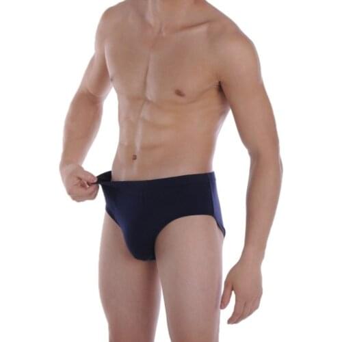 Plus size XL,2XL,3XL,4XL Men solid briefs 5pcs/lot 95%bamboo fiber men underwear wholesale new mens briefs