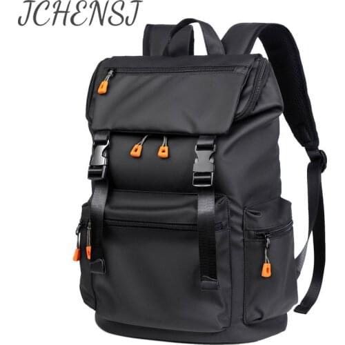 JCHENSJ Large Capacity 15.6" Laptop Backpack For Men Waterproof Nylon Whale Opening Travel Mens School Backpack