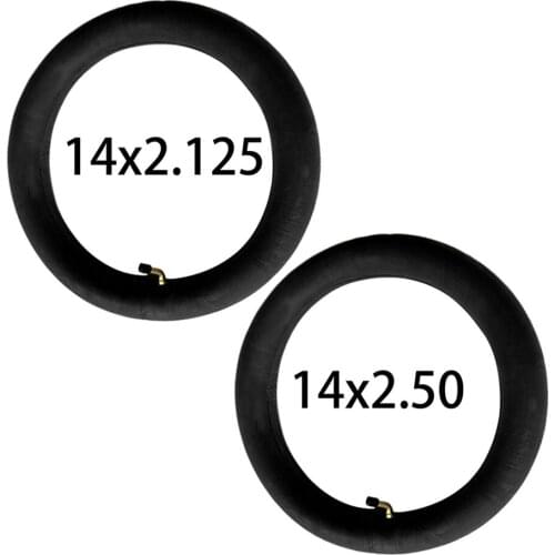 High performance 14x2.125/2.50 inner tire tube tyre For its Kids Electric Bikes Small Scooters With A Bent Angle Valve Stem