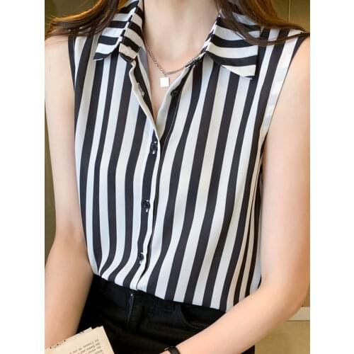 YIHERMI Black And White Blouses