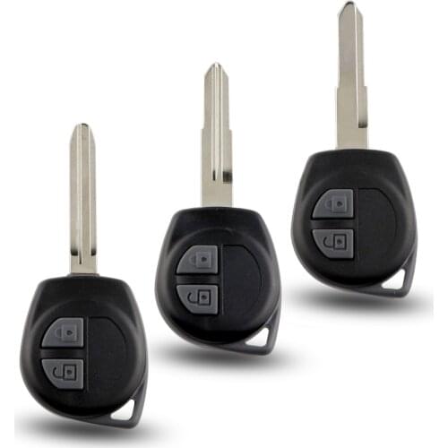 YIQIXIN 2 Buttons Replacement Remote Car Key Shell For Suzuki Grand Vitara SWIFT HU133R/TOY43/SZ11R Blade Rubber Button Pad