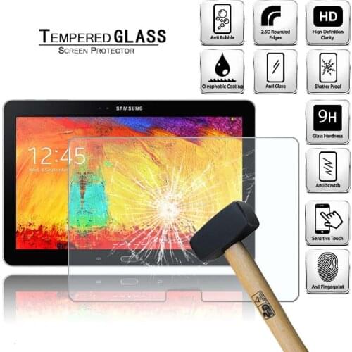 Tablet Tempered Glass Screen Protector Cover for Samsung Galaxy Note 10.1 P600 (2014 Edition) HD Eye Protection Tempered Film
