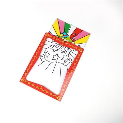 1pc Clown Color Changing Card Frame Magic Circus Frame Magic Tricks Close Up For Kids Prop Accessories Funny