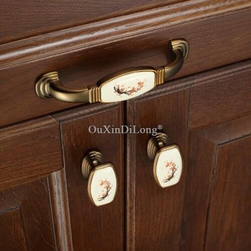High Quality 10PCS European Solid Kitchen Cabinet Door Handles Cupboard Wardrobe Drawer Cabinet Pulls Handles & Knobs
