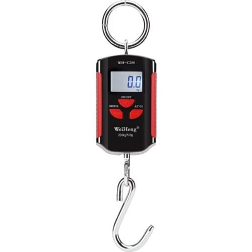 200kg 400lb Mini Crane Scale Heavy Duty Digital Hanging Scales LCD w/ Backlight Dropshipping