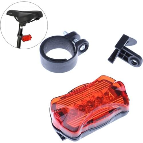 6 Flash Modes Waterproof Bike Light Super Bright Bicycle Lights LED Rear Tail Lamp Safety Warning Cycling Taillight Light