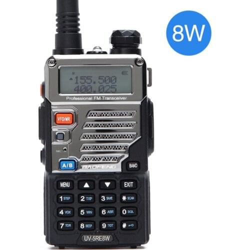BAOFENG UV-5RE Tri-power 8W/4W/1W 10km long range HIGH POWER Handheld walkie talkie cb HAM Two way Radio upgrade of UV 5RE