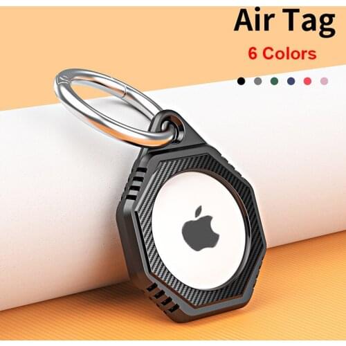 2021 New AirTag Case TPU Anti-lost Cover For Apple Airtag Tracker Anti-scratch Shockproof Full Protector Sleeve Airtags Keychain