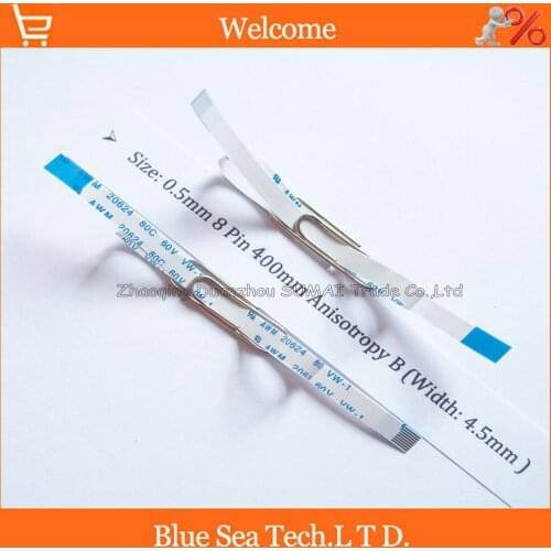FFC/FPC Flexible Flat Cable 0.5mm pitch 8 pin 400mm Anisotropy B cable,welcome OEM Order
