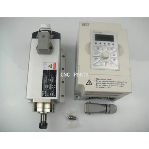 CNC milling spindle ER11 800w air cooling spindle motor +1.5KW inverter