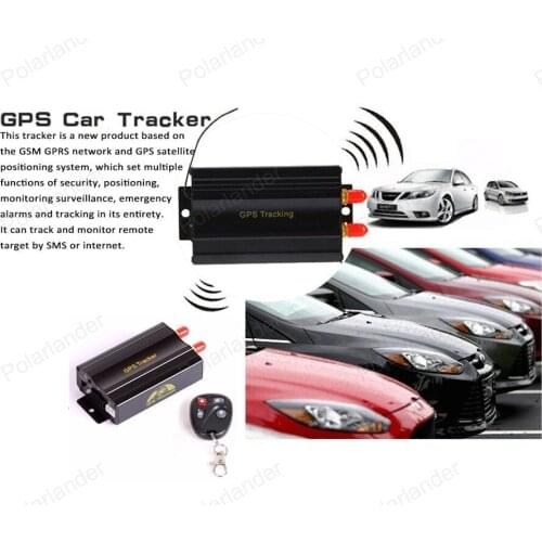 TK103B GPS SMS GPRS Tracker Vehicle Real Time Alarm Anti-theft Locator Tracking Device With Remote Control Antenna Mic Relay
