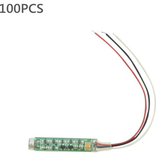 100pcs Microphone Modules Output Volume Adjustable Special MIC Microphone Module Audio Pickup Adapter Module with Pre-amplifier