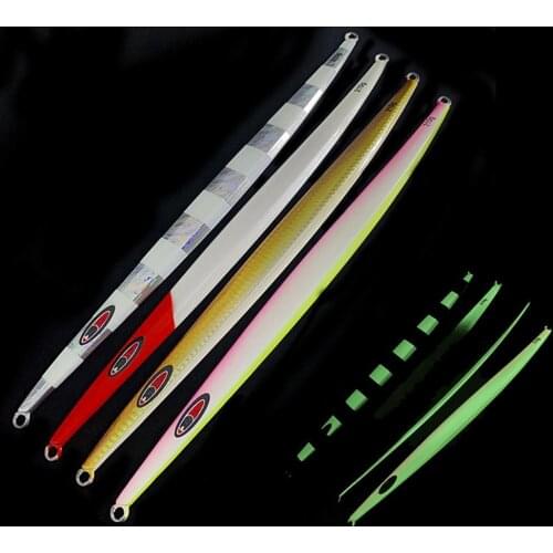 Sea fishing luminous long crescent moon bionic boat fishing bait luminous long artificial bait bionic boat sea fishing tackle