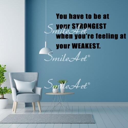 Cartoon Quote Home Decor Modern Acrylic Decoration Living Room Bedroom Vinyl Art Decal