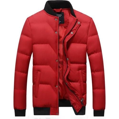 2020 New Winter Casual Warm Jacket Men Cotton Hoodied Parka Coat Thicken Zipper Mens Jackets Clothes