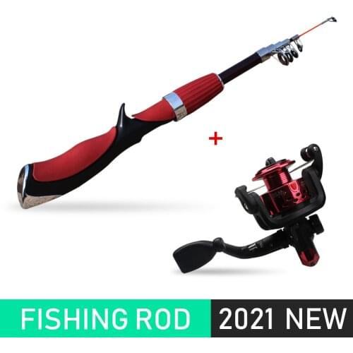 1.2/1.6M Fishing Rod and Reel Set Casting Fishing Rods Carbon Ultra Light Rod with Mini Spinning Reels Fishing Tackle Set
