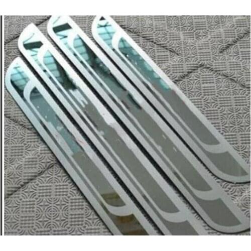 For peugeot 5008 308 2008 3008 307 206 207 2010-2017 car threshold trim cover guard stickers welcome pedal slats styling hair