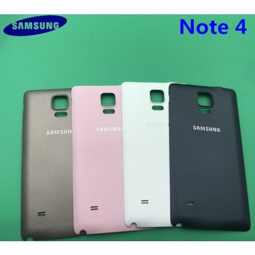 New Samsung note4 Rear Housing Case For Samsung Galaxy Note 4 N910 N910F N9100 Battery Cover Door Rear Back Cover