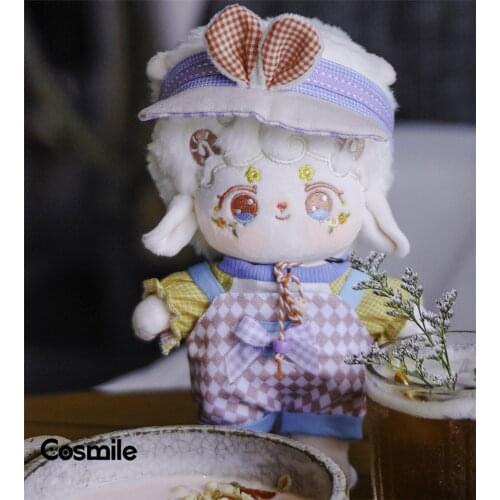 Cosmile Original Hand Made 20cm Doll Clothing Pig Rabbit Clothes Suspender Trousers Overalls Outfits Suit Cosplay C
