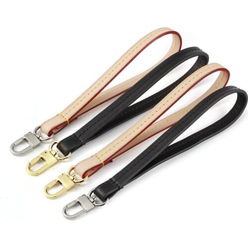 Genuine Leather Handle For Bags Gold And Silver Buckle Women Purse Handle Hand Strap Accessories High Quality Wrist Belt