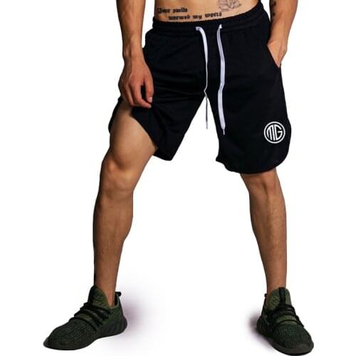 New 2021 Summer Gyms Shorts Men brand clothing Knee Length Fitness Shorts workout bodybuilding short pants Jogger Trousers