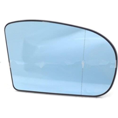 Blue Left Right Side Car Exterior Heated Door Mirror Glass Wing For Mercedes Benz C-Class W203 [2000-2007] Saloon