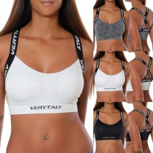 Sport Bras for Women Letter Print Gym Accessories Women Sleeveless Workout Tops Sexy Ladies Underwear Crop Top Sportwear