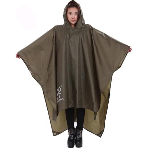 Ultralight 210T Rain Jacket Hiking Cycling Raincoat Outdoor Camping Mini Tarp Multifunction Sun Shelter Tarp footprint hunting