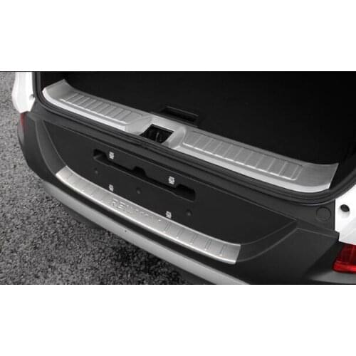 Higher star 2units(1units internal+1units external)car rear trunk Scuff protection Plate,decoration bar for Renault Kadjar