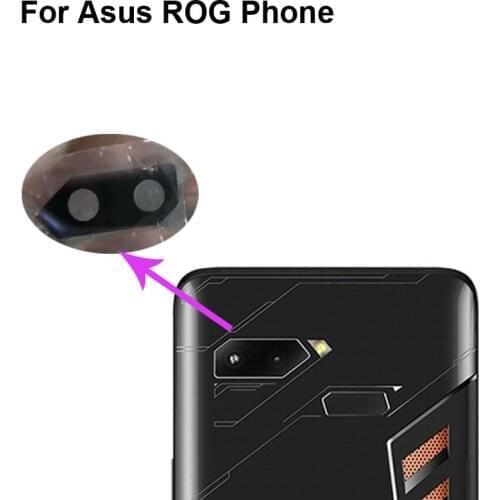 For Asus ROG Phone Replacement Back Rear Camera Lens Glass Parts AsusROG Phone test good For Asus ZS600KL 2018