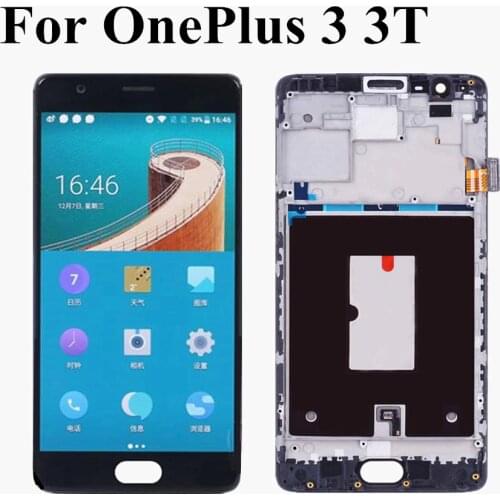 TFT LCD For Oneplus 3T 1+3 LCD Display Touch Screen Digitizer Replacement Accessory For Oneplus 3 LCD A3010 A3000 Screen