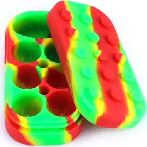 1Pcs Non-stick Silicone Jar Container Wax Oil Butane Storage Box Kitchen Cigarette Accessories Case Herb Jars Dab Shisha Smoking