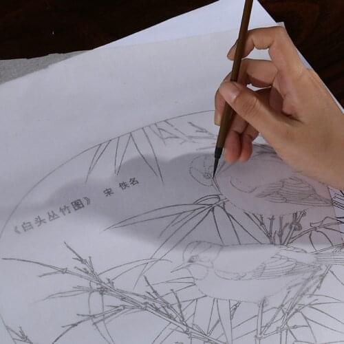 10 Sheet Chinese Goose Skin Ripe Xuan Paper Chinese Calligraphy Painting Rice Paper Strong Pull Rijstpapier Thin as Cicada Wings