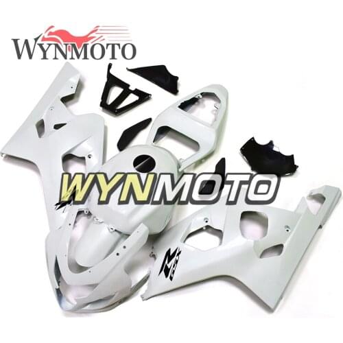 2004-2005 K4 Pearl White ABS Injection Complete Fairings For Suzuki GSXR600 - 750 K4 2004 2005 Motorcycle Body Kit Bodywork New