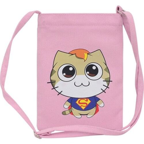 2019 Vintage Female Shoulder Bags Designer Canvas Women Messenger Bags Small Crossbody Bag Girl Cartoon Printing Phone Bags