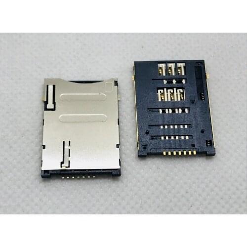 7PIN iPad Panel Big SIM Card Holder Adapter Reader Push-push Type Smartphone Motherboard Flex Cable Repair Accessory Laptop FFC