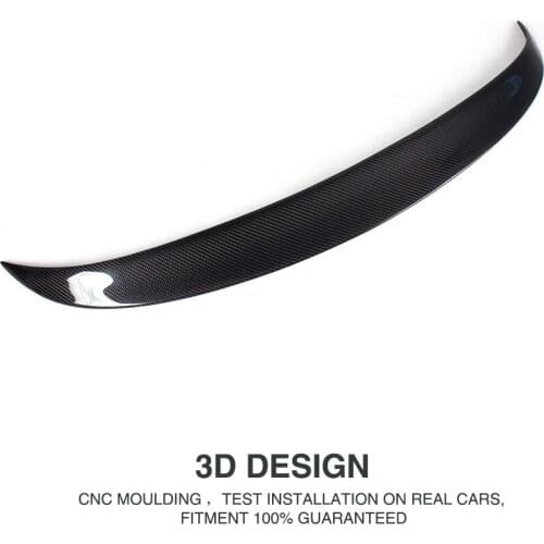 Carbon Fiber Auto Car Rear Trunk Wing Lip Spoiler For Volkswagen VW Scirocco Standard Only 08-13 Non R