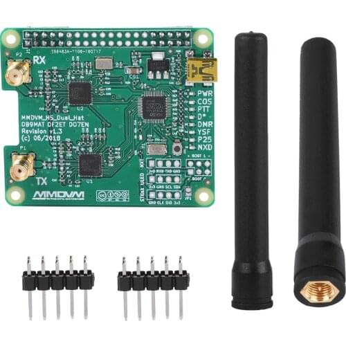 USB MMDVM Duplex Module Dual Antenna Board Hotspot Module Kit Set Parts For DMR/P-25/D-Star USB Dual Repeater Kit