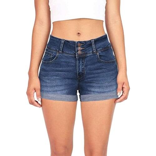 Classic Vintage jeans shorts women Summer Cool Women Low Waisted Washed Solid Shorts Mini Jeans Denim Shorts шорты женские