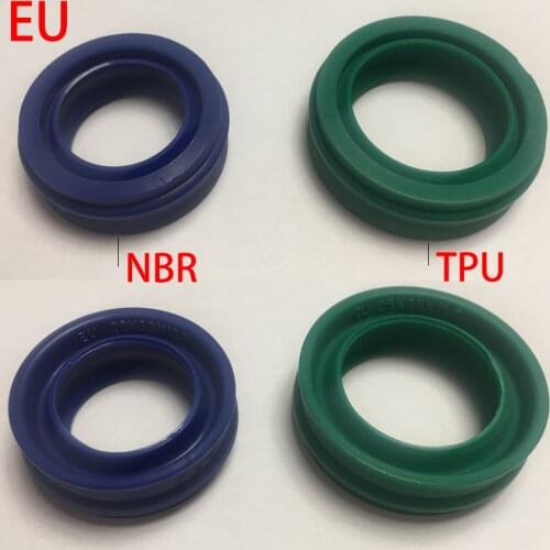 EU 25*37*11.2 25x37x11.2 U Double Lip TPU Green Dustproof Pneumatic Cylinder Piston Rotary Shaft Rod O Ring Gasket Oil Seal