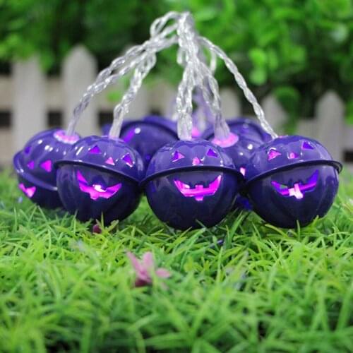 Halloween Pumpkin Lantern String Light for Home Garden Patio Cafe Bar Decoration