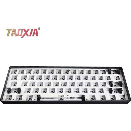 GK61S Customized 60% GH60 Dual-mode Mechanical Keyboard Kit PCB Motherboard Wired RGB Custom Keyboard Cap