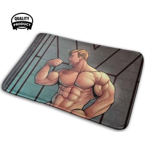 Rogers Soft Interesting Room Goods Rug Carpet Man Mens Gay Lgbt Bara Rogers Rogers Horror Muscle Built Muscular Dude Frat Bro