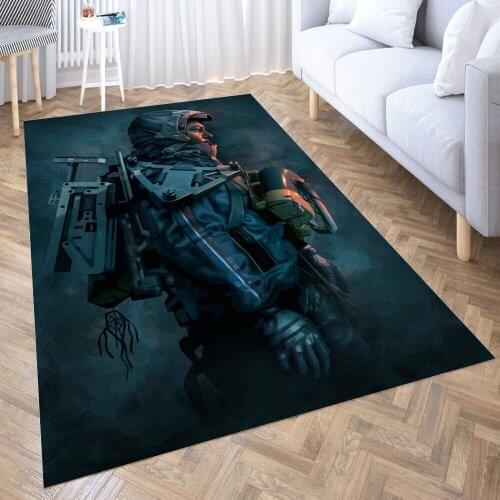 Death Stranding Carpet for Living Room 3D Anime Cartoon Rug Gamer Teen Room Bedside Lounge Rug Kids Children Floor Mats