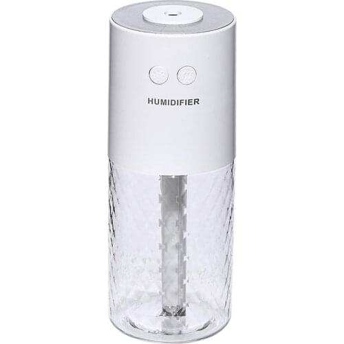 Mini Colorful Projection Humidifier Rechargeable Air Purifier Essential Oil Cleaner Household Humidifier