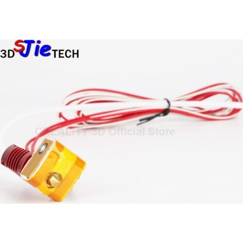 MK10 Assembled Extruder Hot End kit for CREALITY 3D Printer CR-10 1.75mm 0.4mm Nozzle printer aluminum heating block