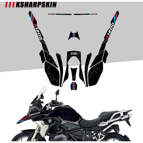 Motorcycle full body sticker protection body stickers reflective waterproof decals For BMW R1200GS 17-18 r 1200gs r1200 gs