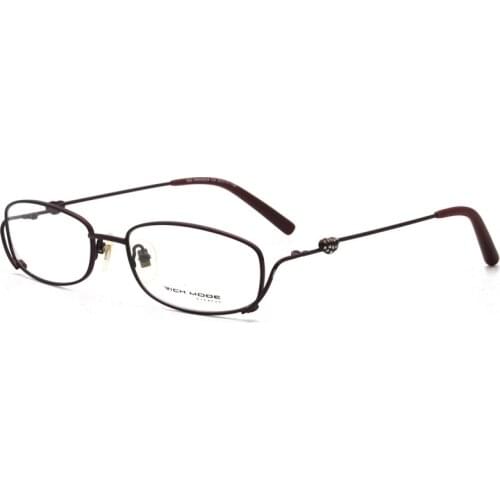Glasses frames computer glasses wine glasses ellipse fashion metal reading male female RM00624-C4